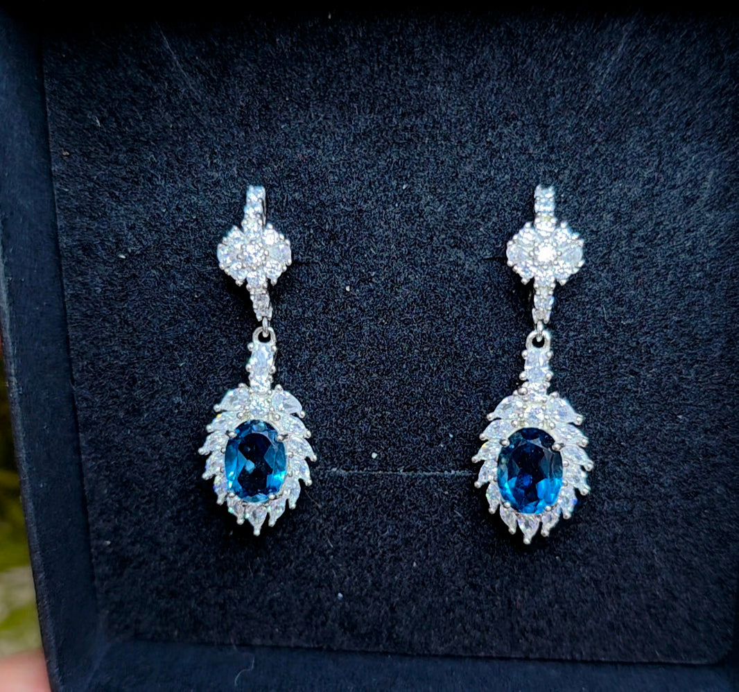 London Blue Topaz Earrings