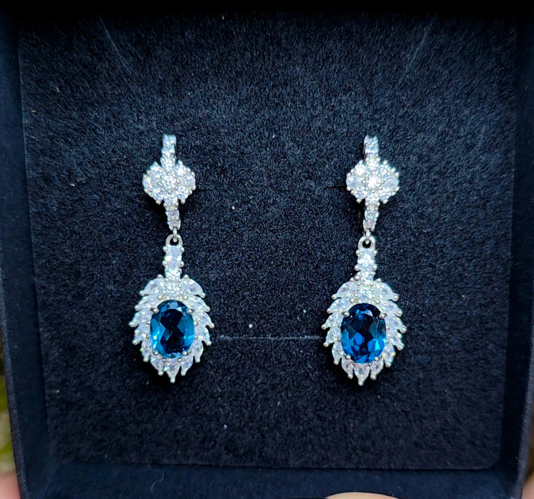 London Blue Topaz Earrings