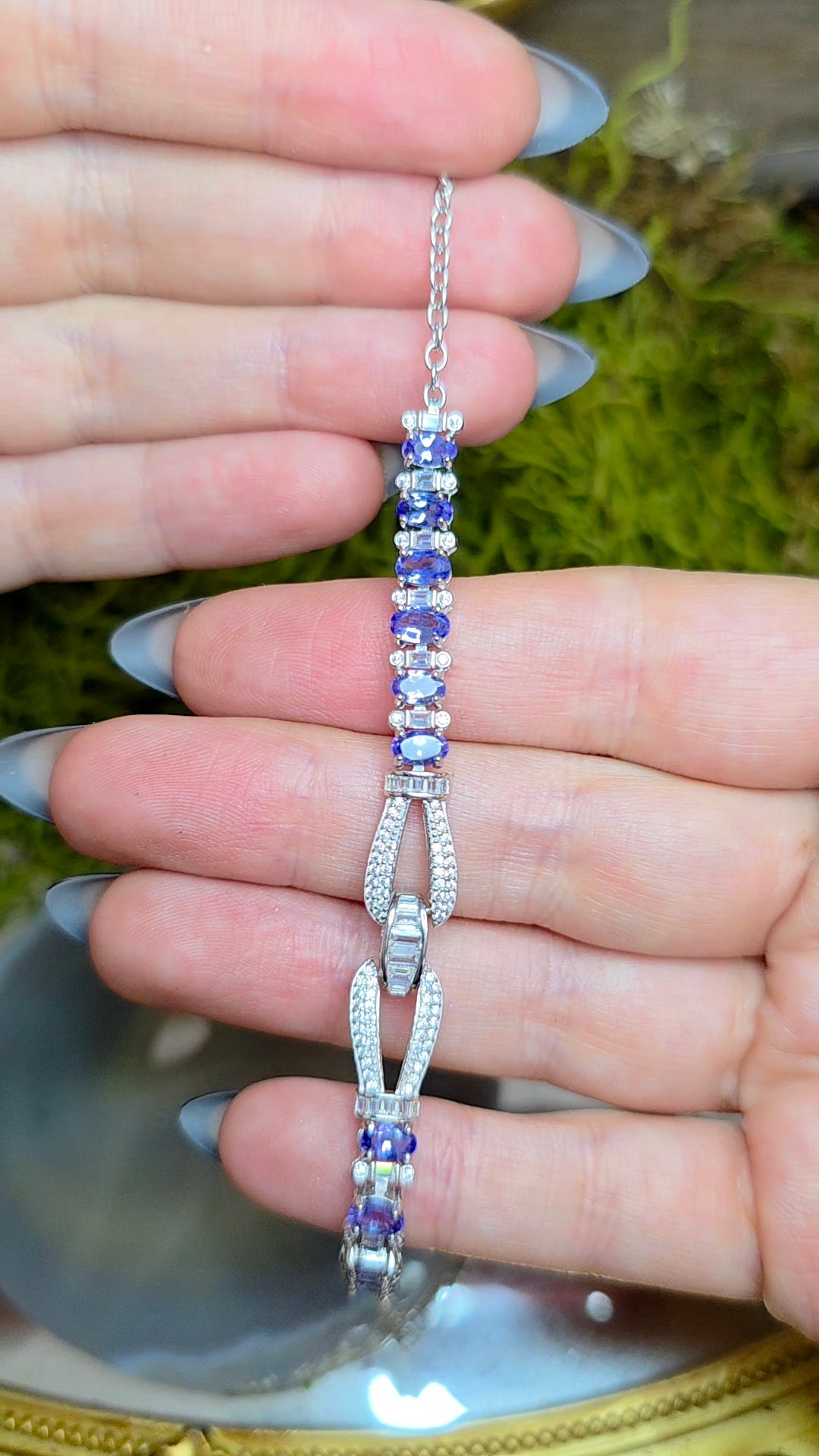 Tanzanite Sterling Silver Bracelet