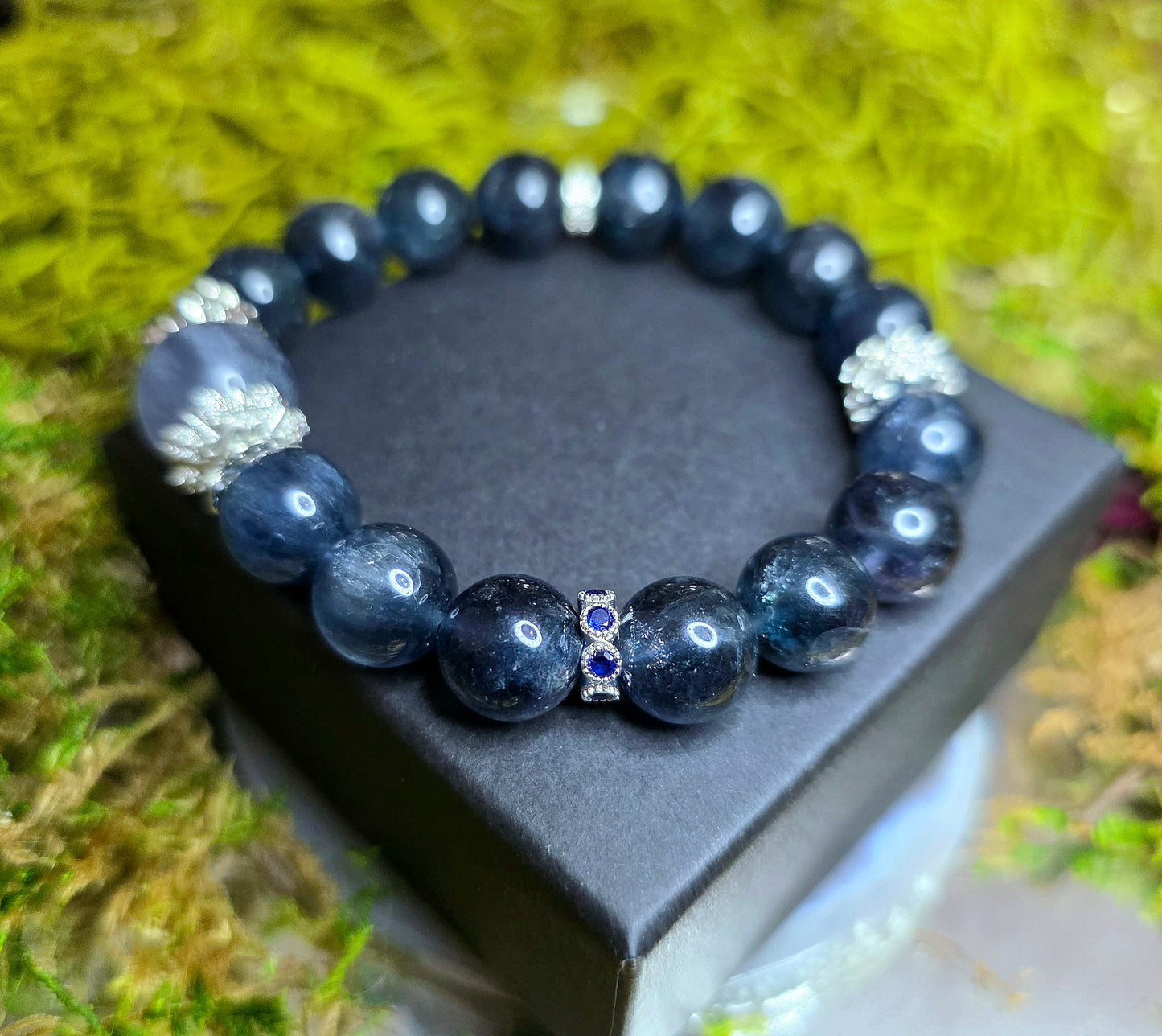 10mm Blue Fluorite Stretch Bracelet