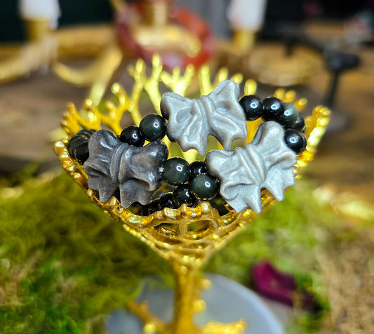 7mm Obsidian Stretch Bracelet
