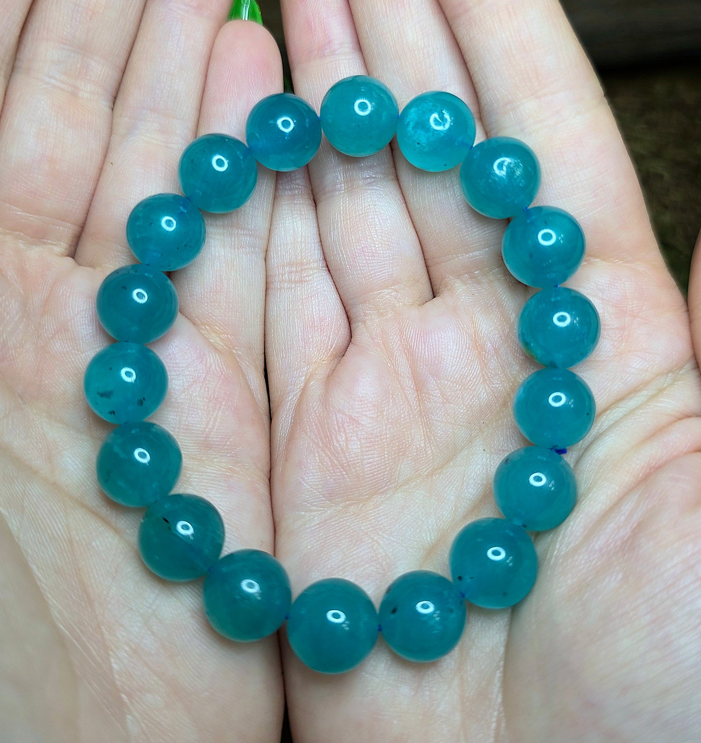 12mm High Quality Amazonite Stretch Bracelet