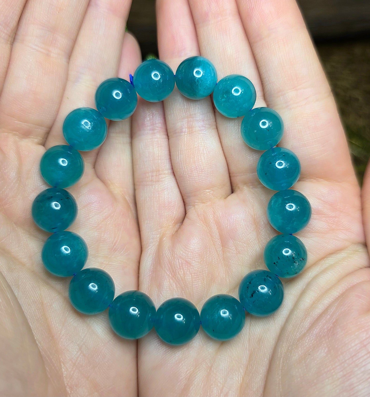 12mm High Quality Amazonite Stretch Bracelet