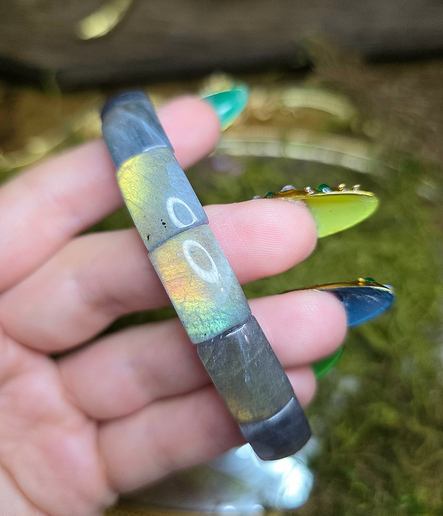 17x11 Labradorite Stretch Bracelet