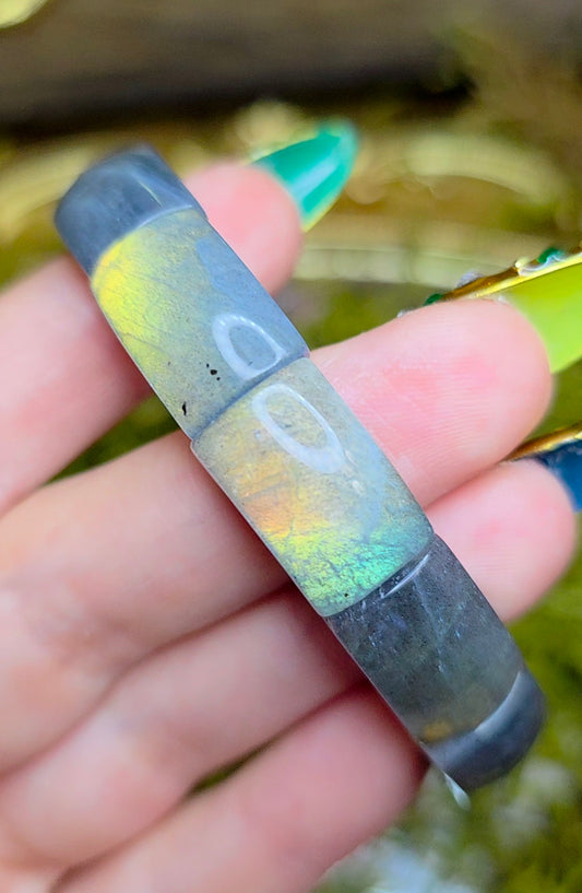 17x11 Labradorite Stretch Bracelet