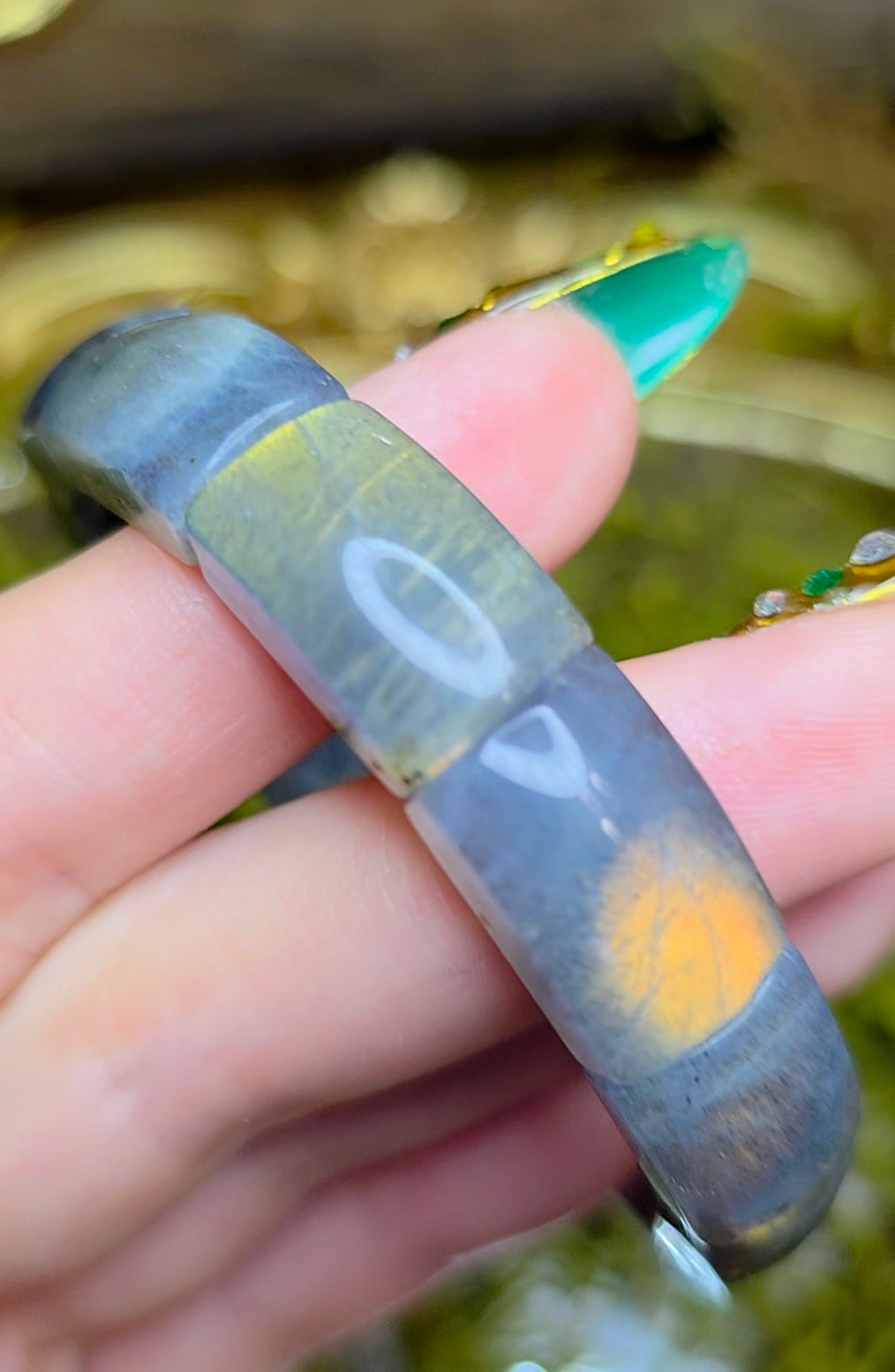 17x11 Labradorite Stretch Bracelet