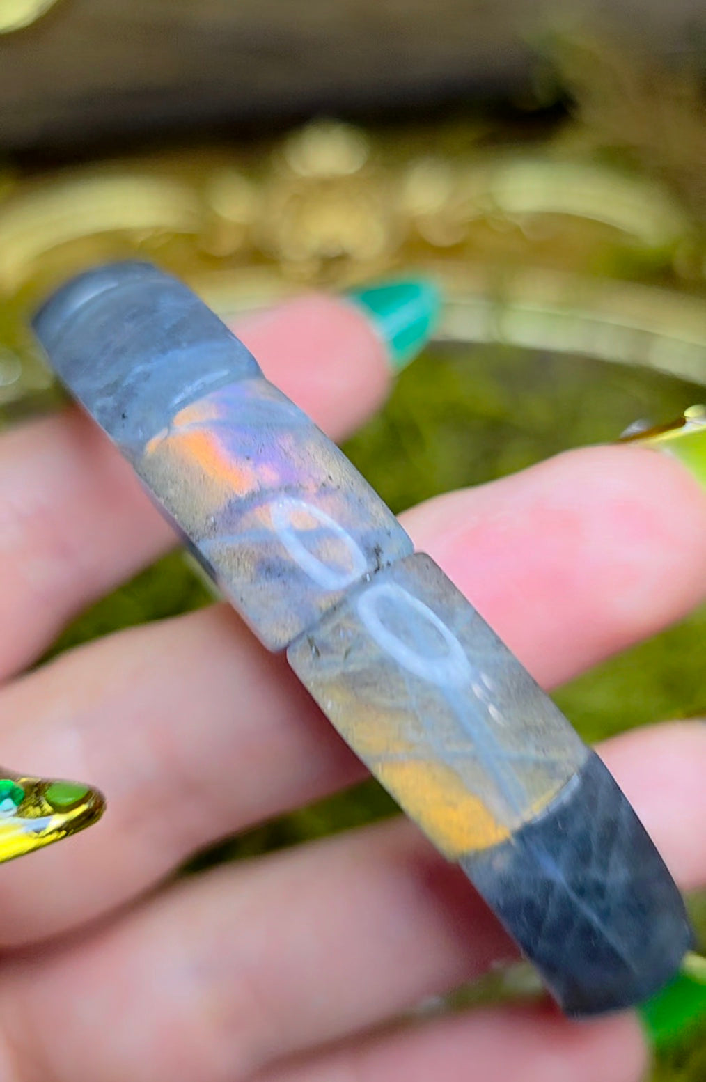 17x11 Labradorite Stretch Bracelet