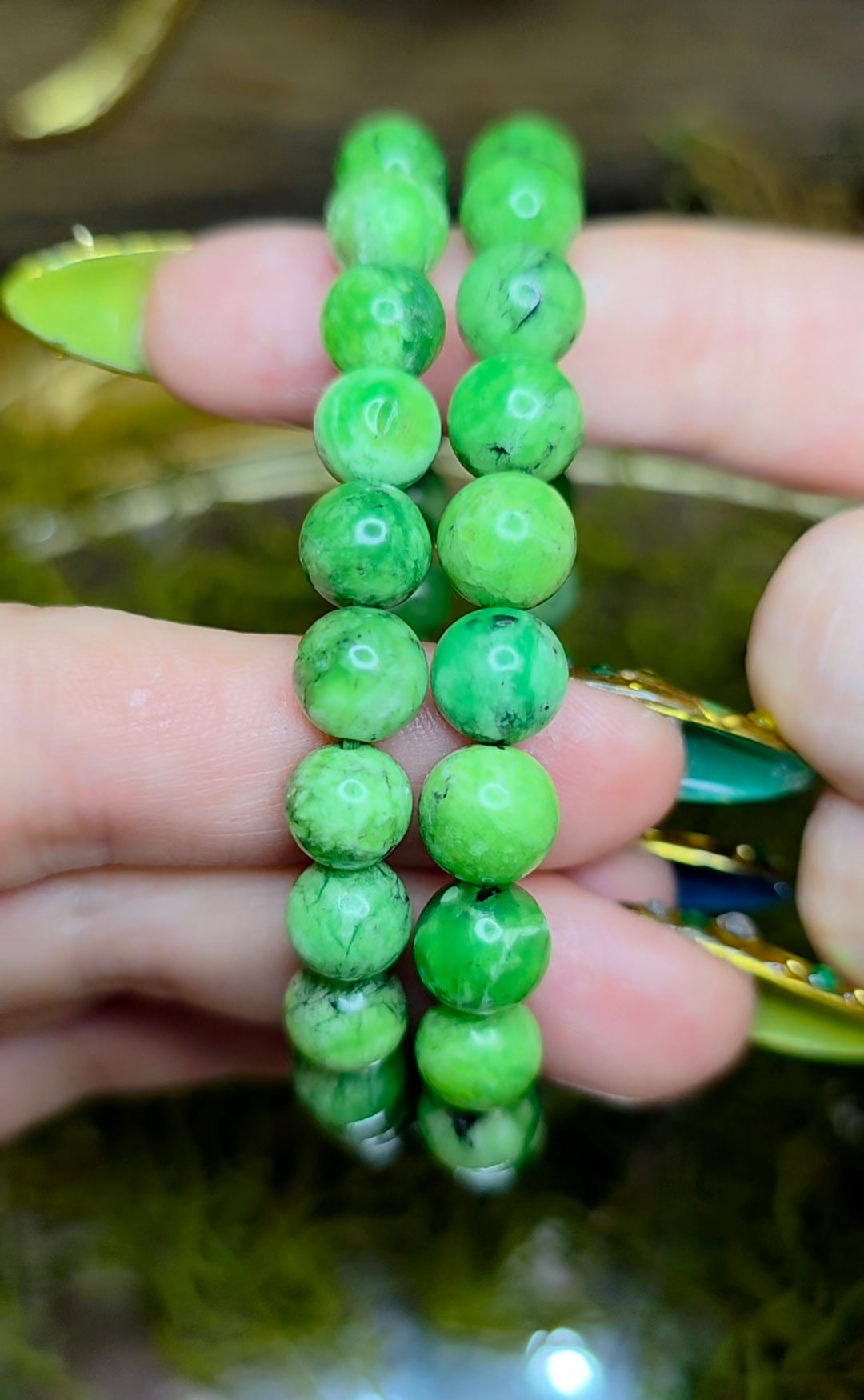 8mm Variscite Stretch Bracelet