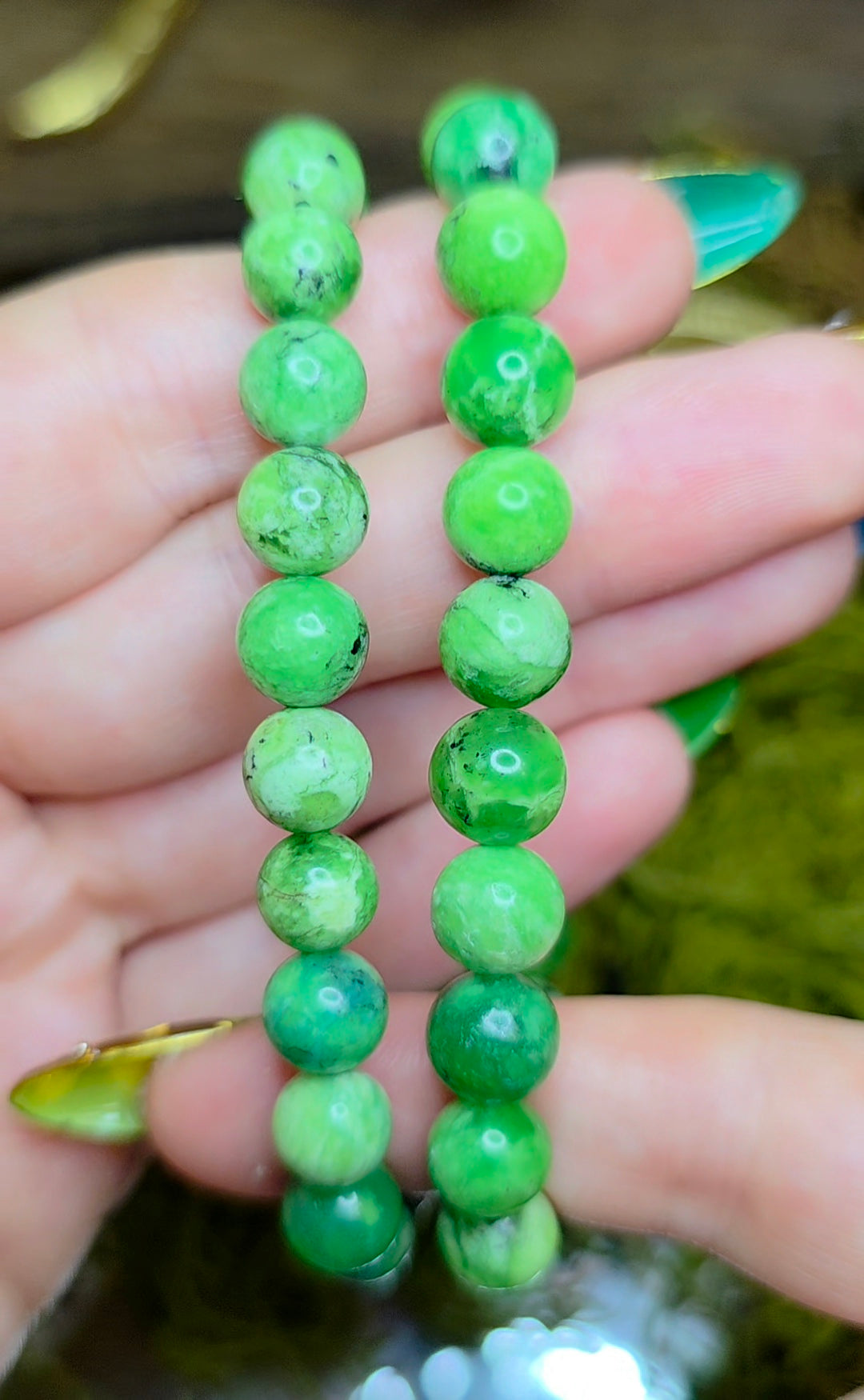 8mm Variscite Stretch Bracelet