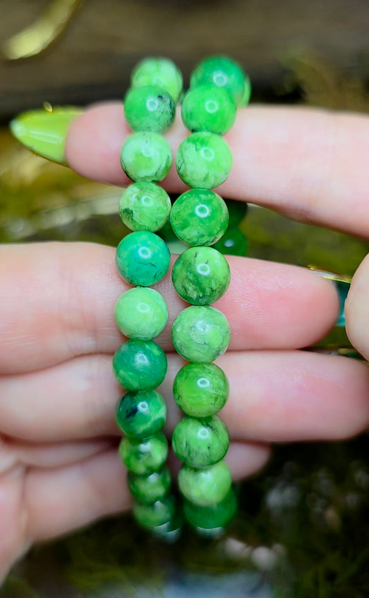 8mm Variscite Stretch Bracelet
