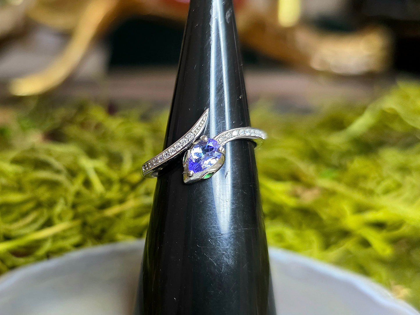 Tanzanite Snake Ring A