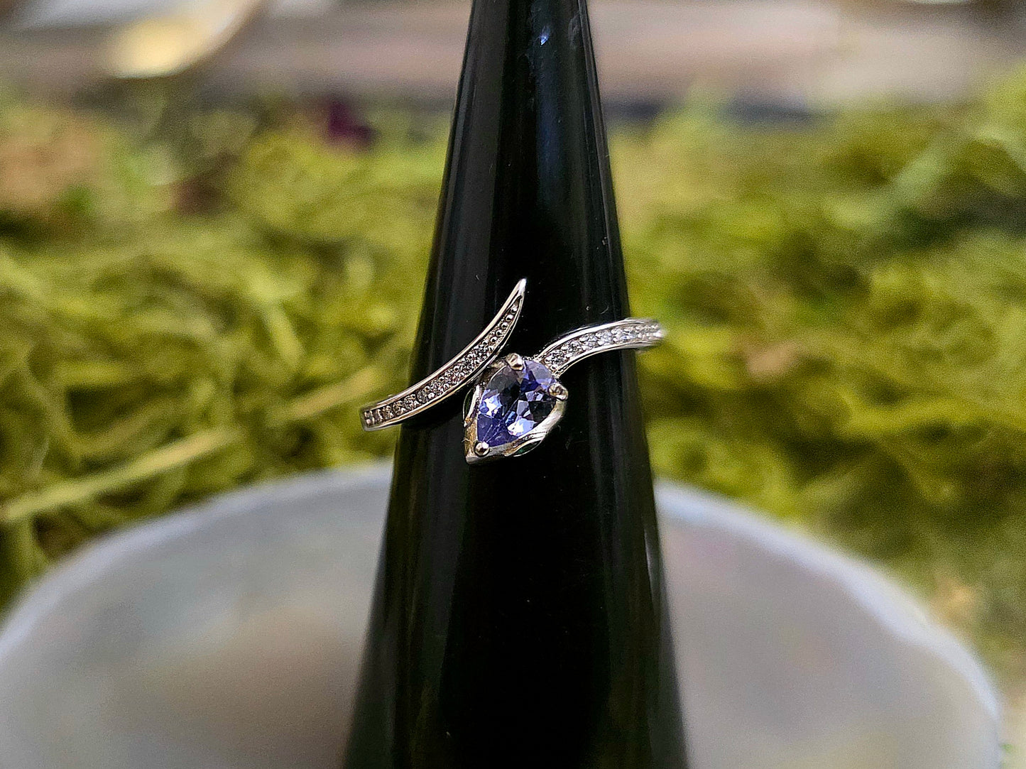 Tanzanite Snake Ring A