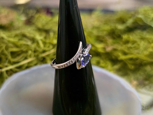 Tanzanite Snake Ring A