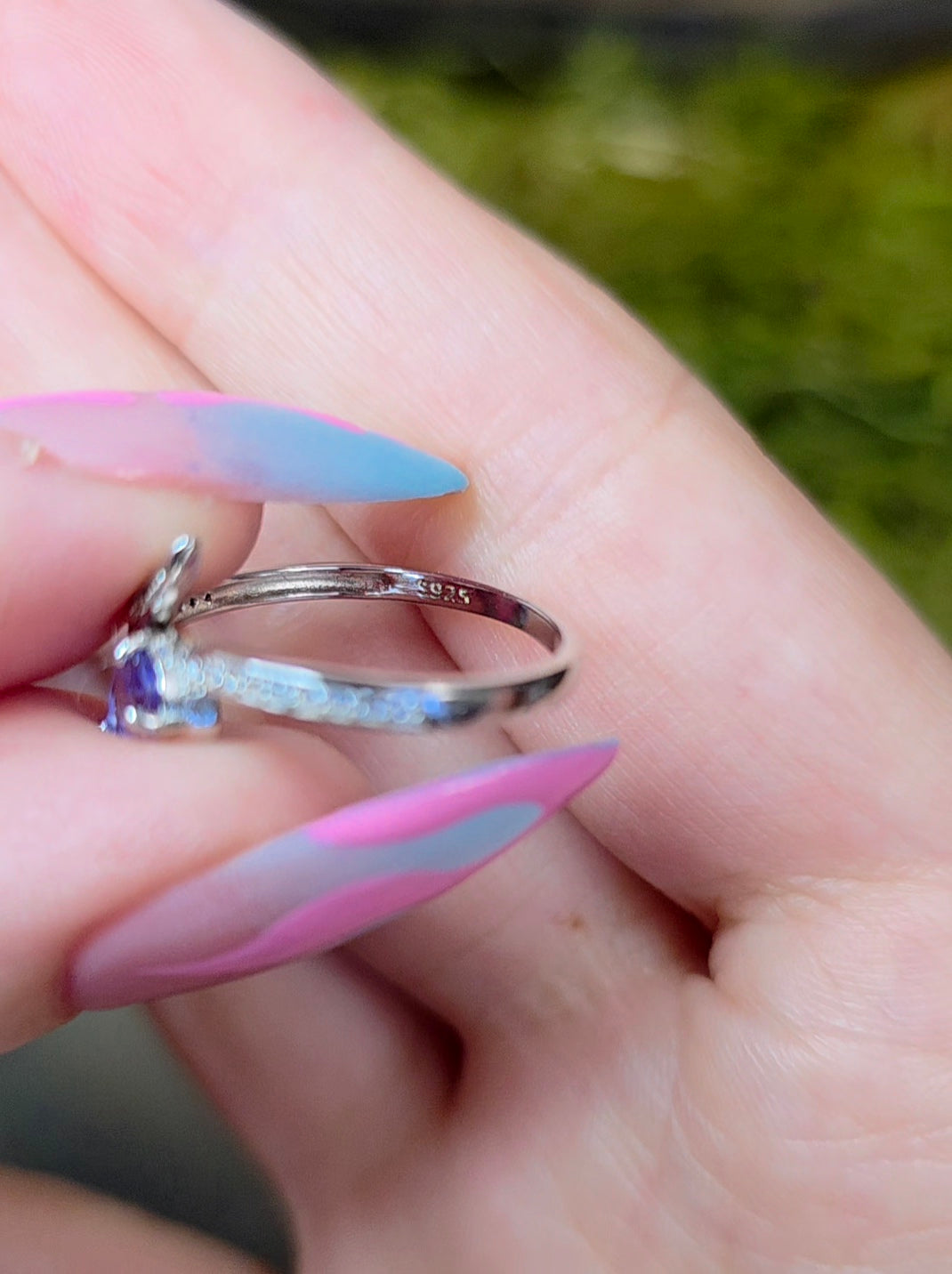 Tanzanite Snake Ring A