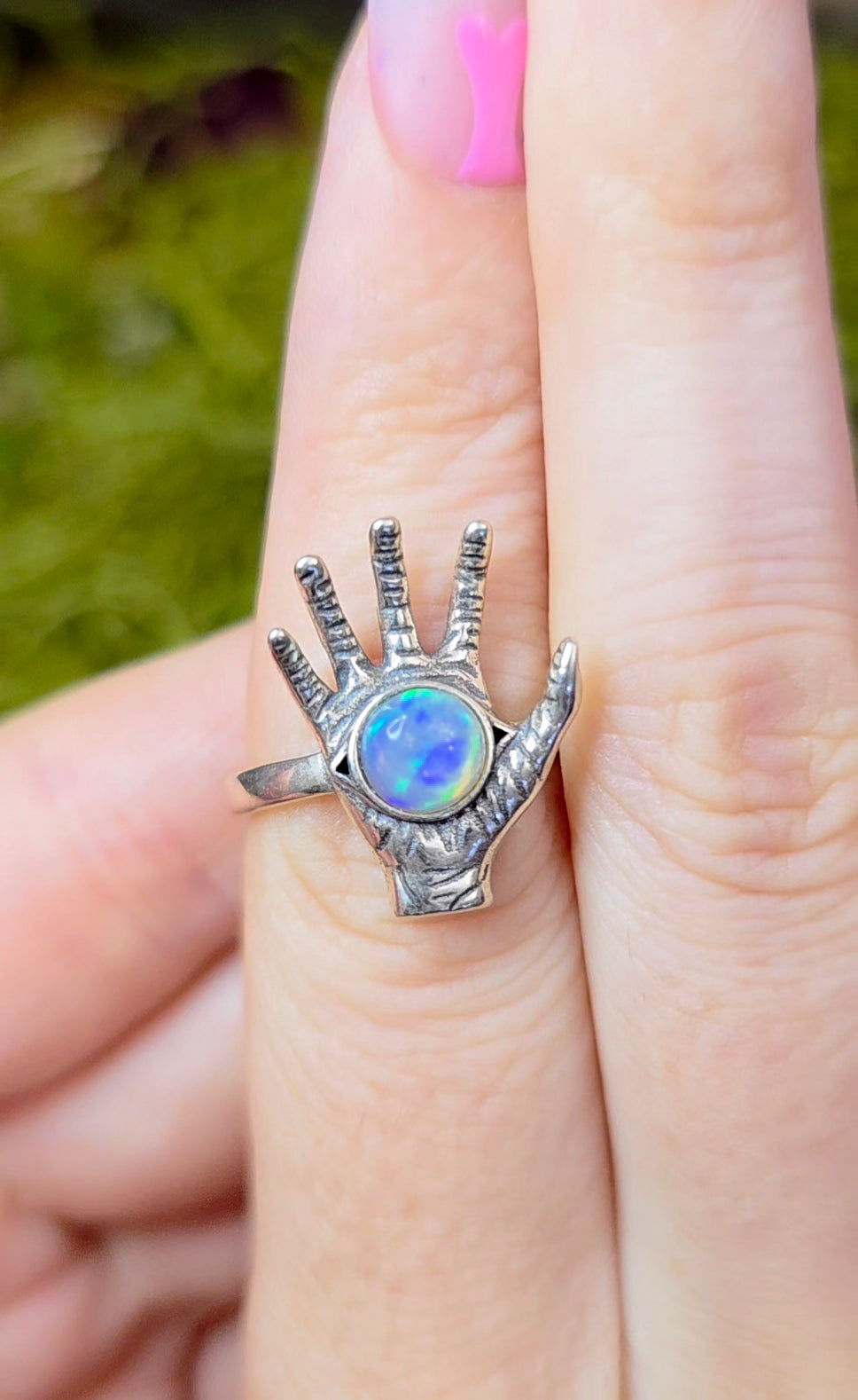 Witch's Hand Opal Ring