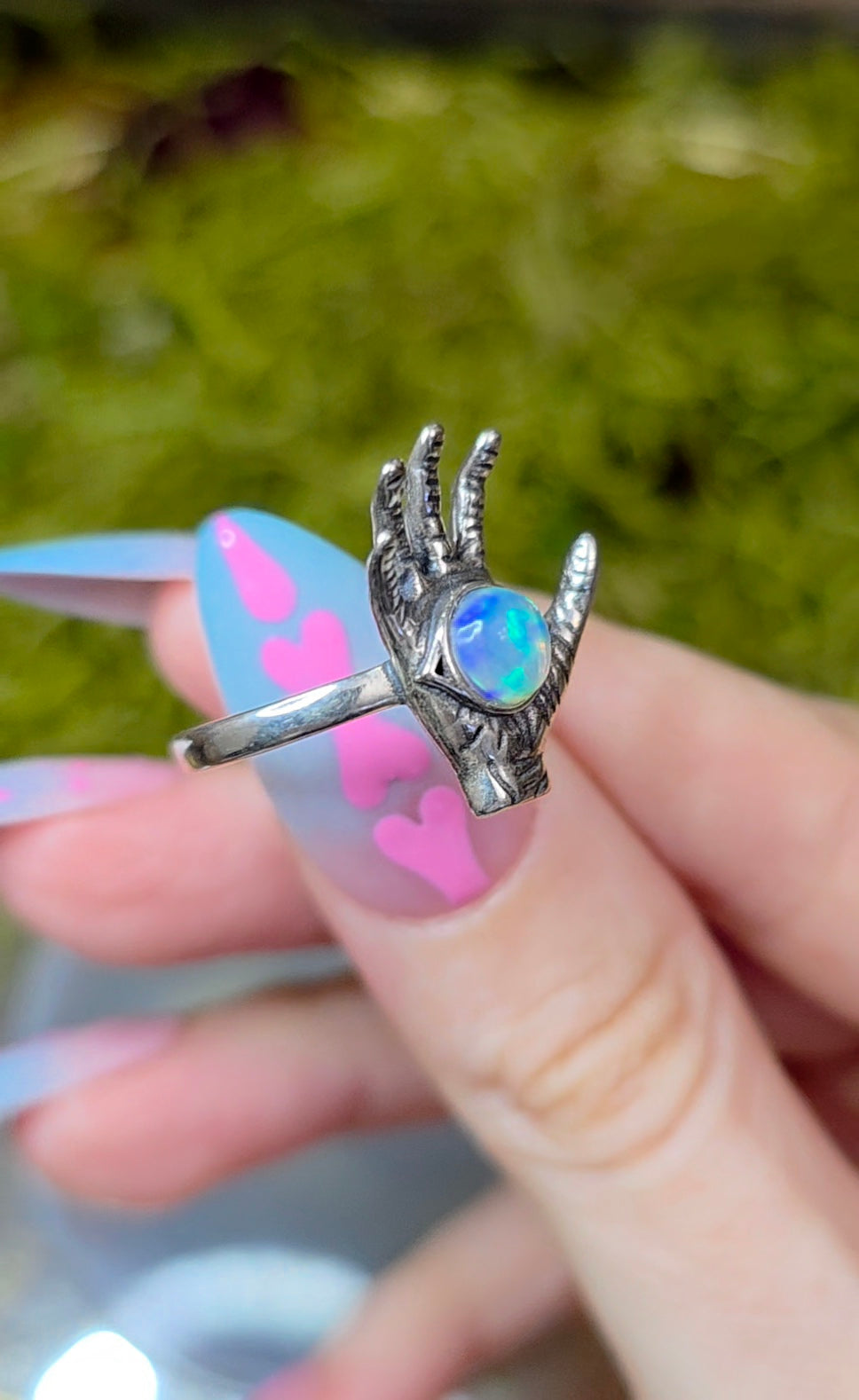 Witch's Hand Opal Ring