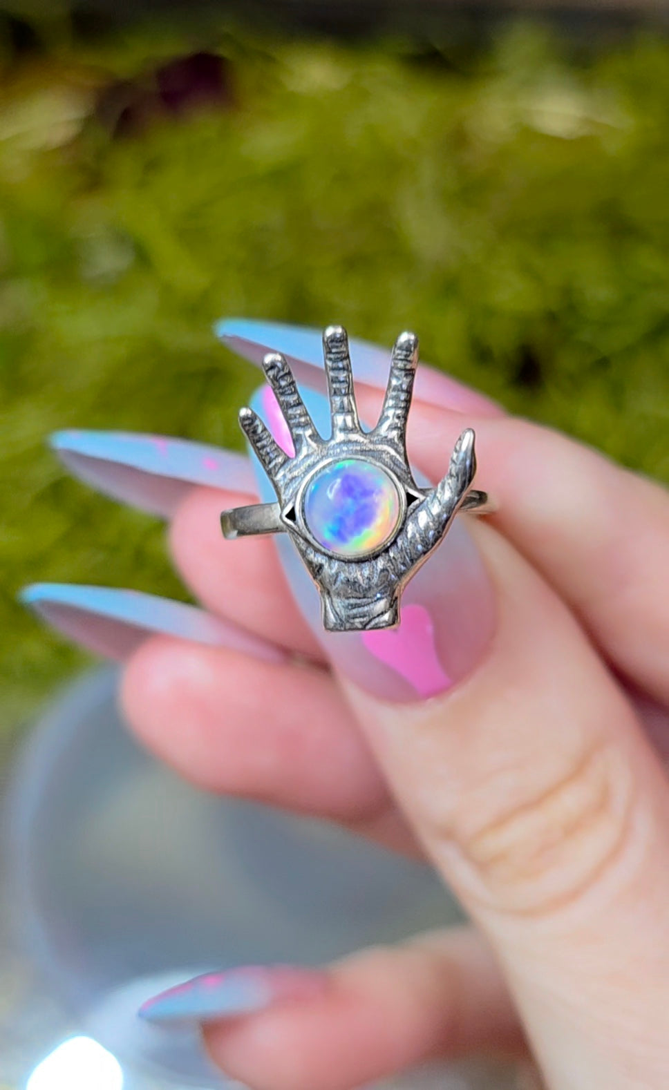 Witch's Hand Opal Ring