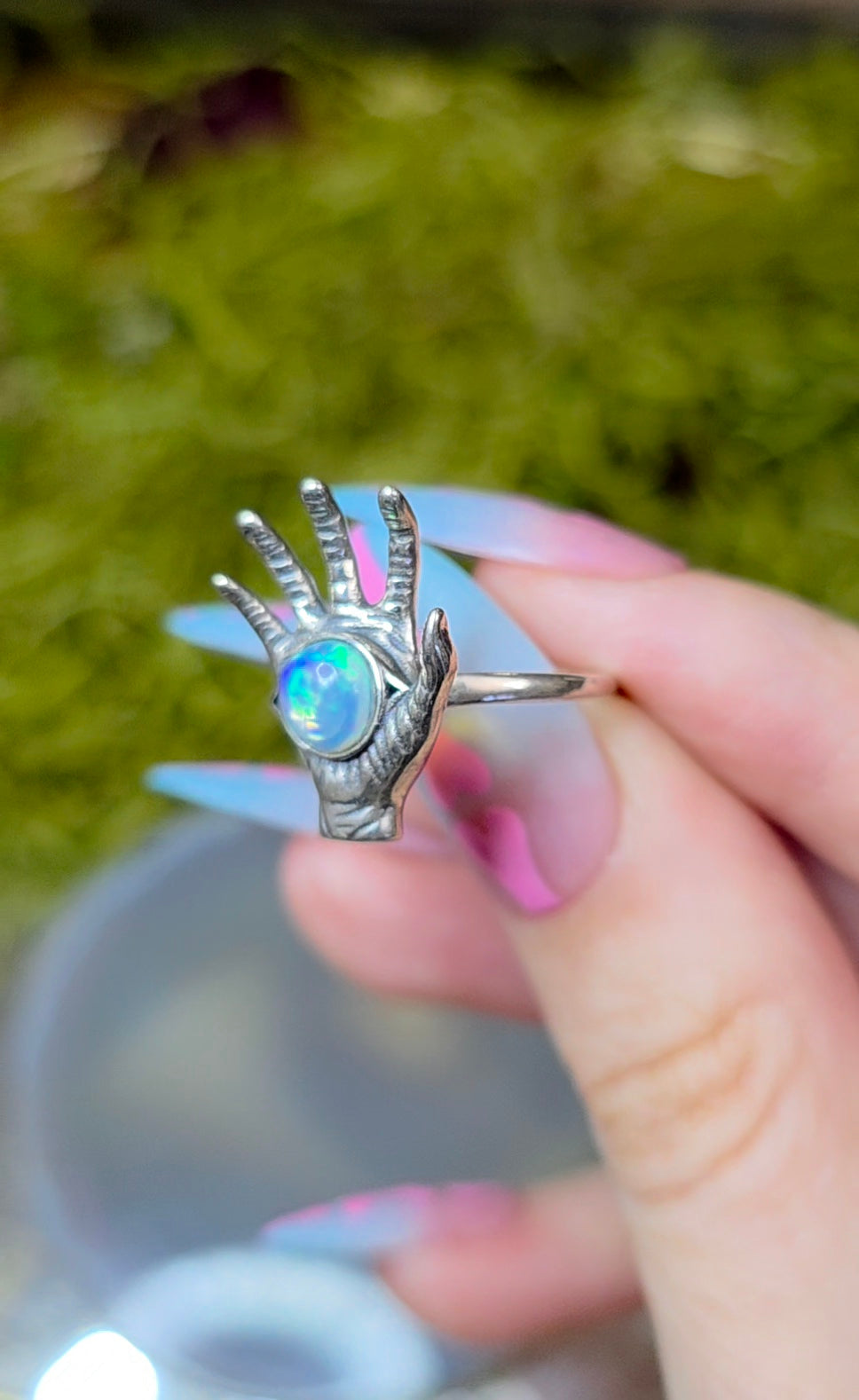 Witch's Hand Opal Ring