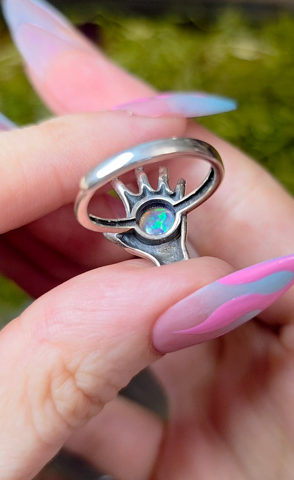 Witch's Hand Opal Ring