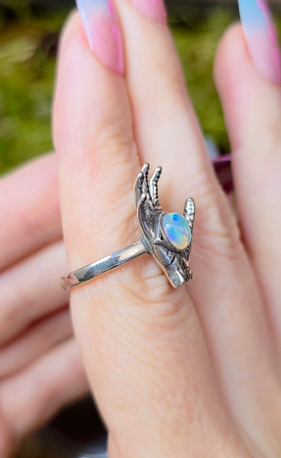 Witch's Hand Opal Ring