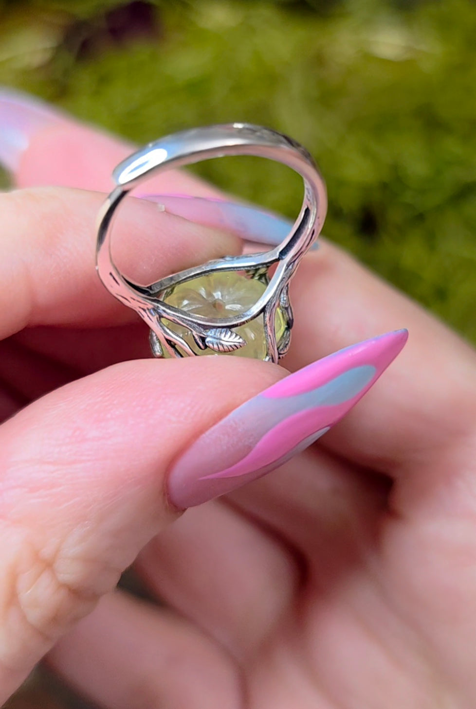Prehnite Pumpkin Ring A