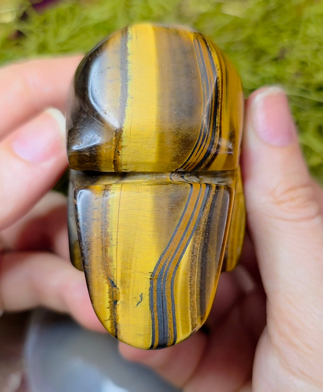 Tigers Eye Skull