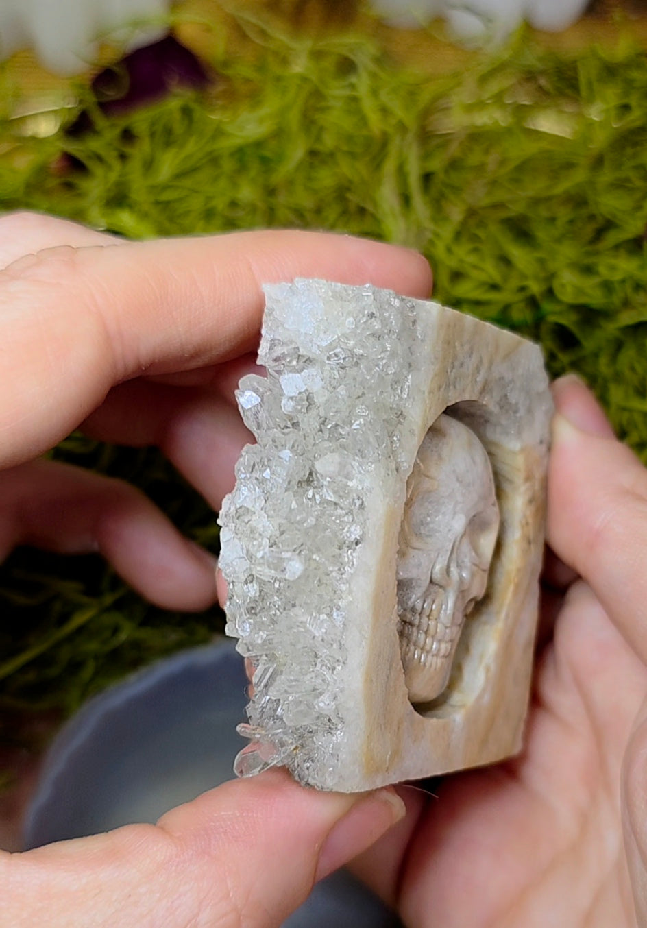 Clear Quartz in Matrix Skull B