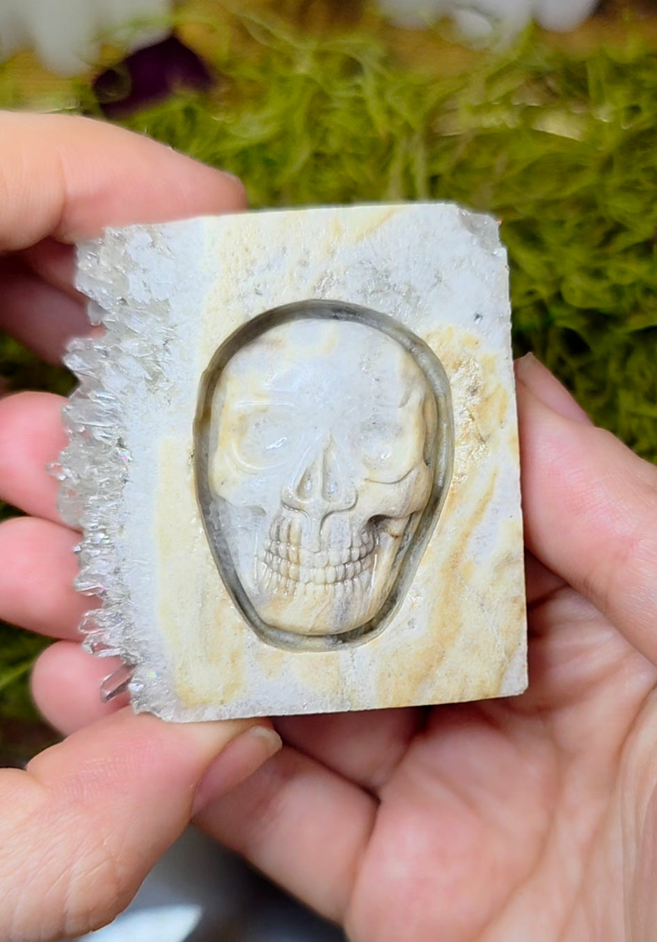 Clear Quartz in Matrix Skull B