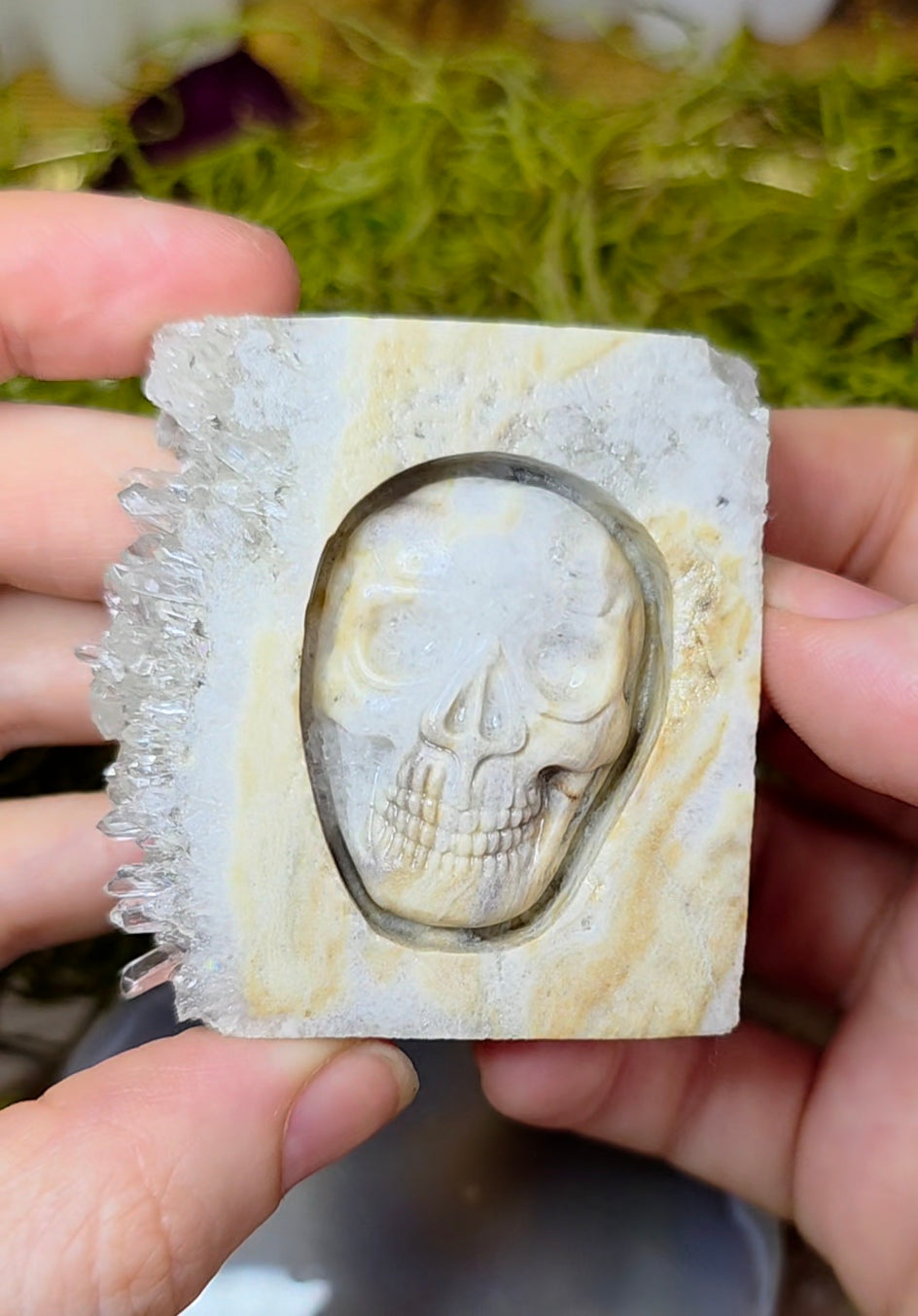 Clear Quartz in Matrix Skull B