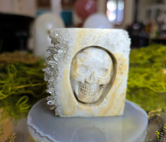 Clear Quartz in Matrix Skull B