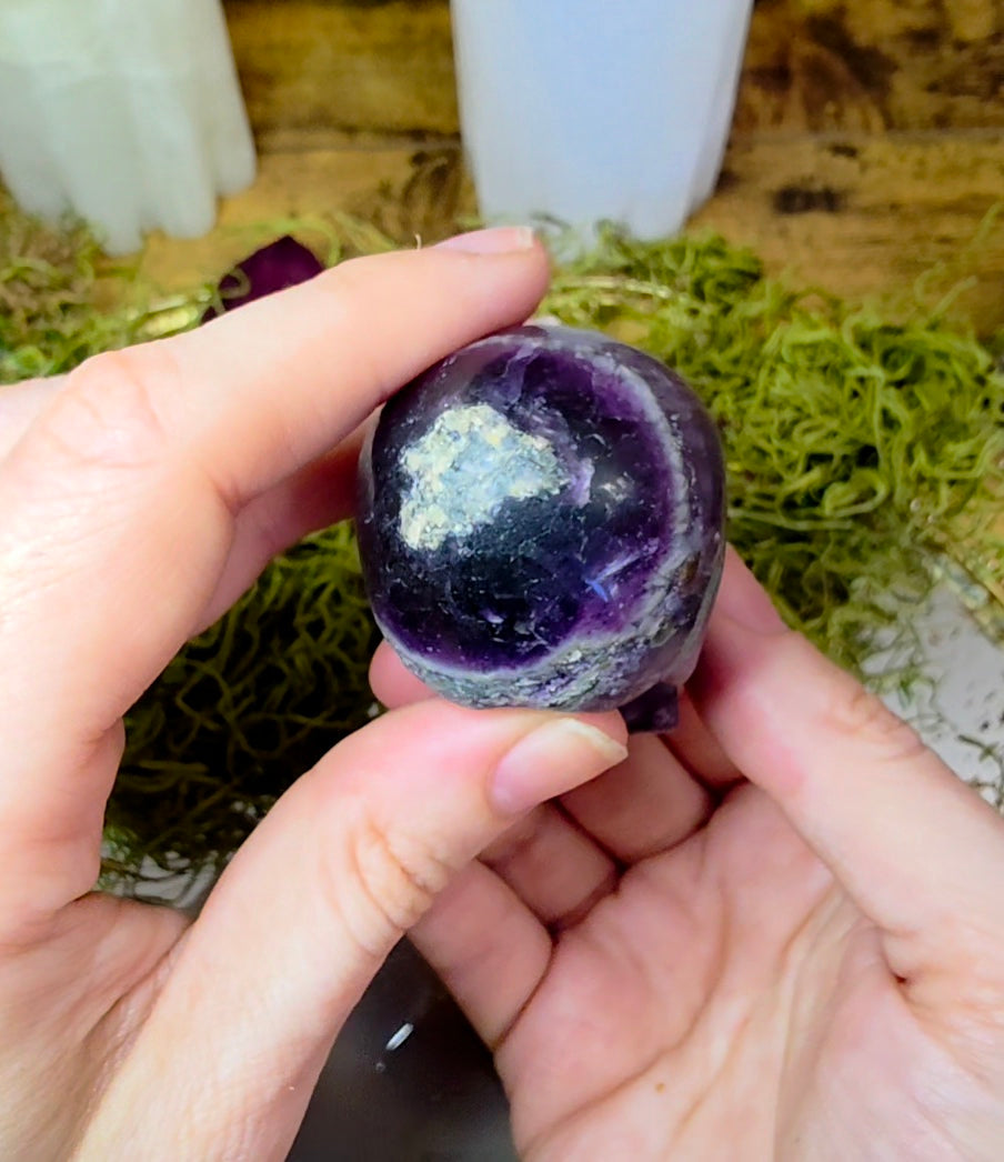 Root Fluorite Skull A