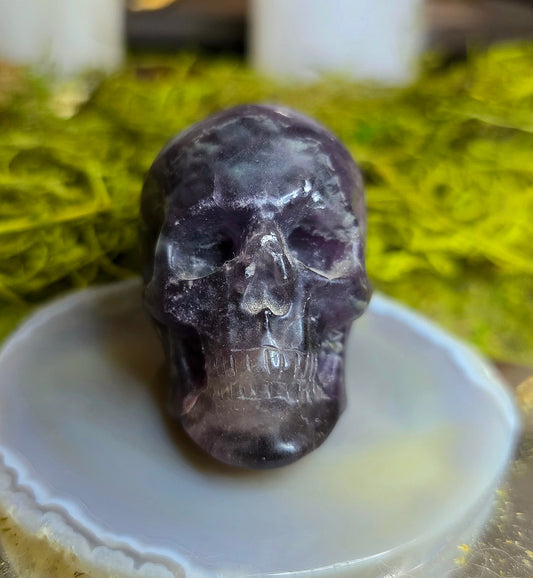 Root Fluorite Skull A
