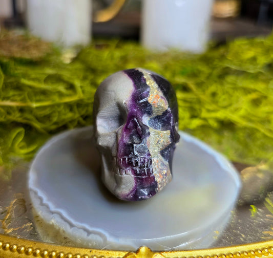 Root Fluorite Skull B