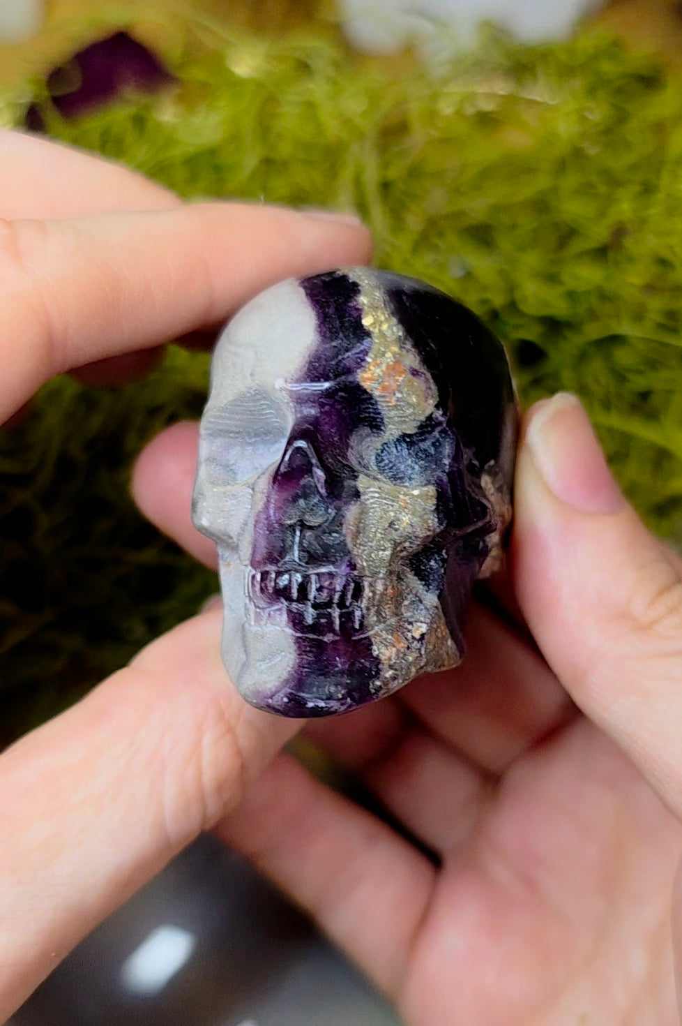 Root Fluorite Skull B