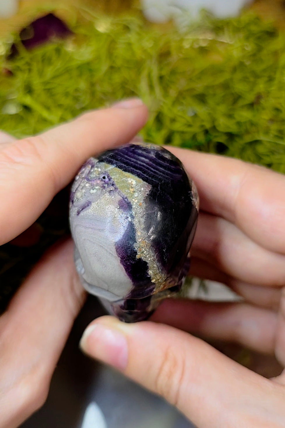 Root Fluorite Skull B