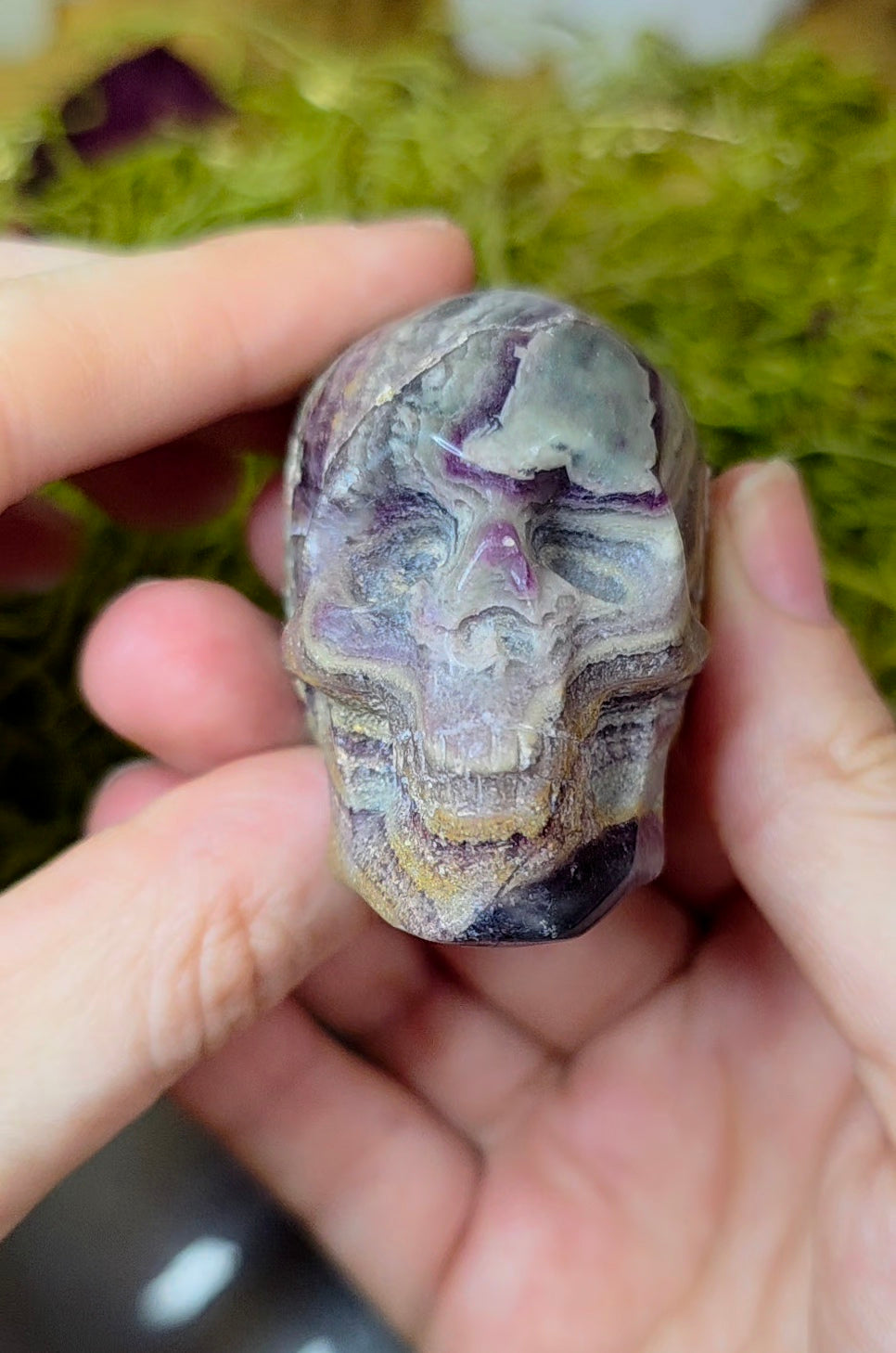 Root Fluorite Skull C