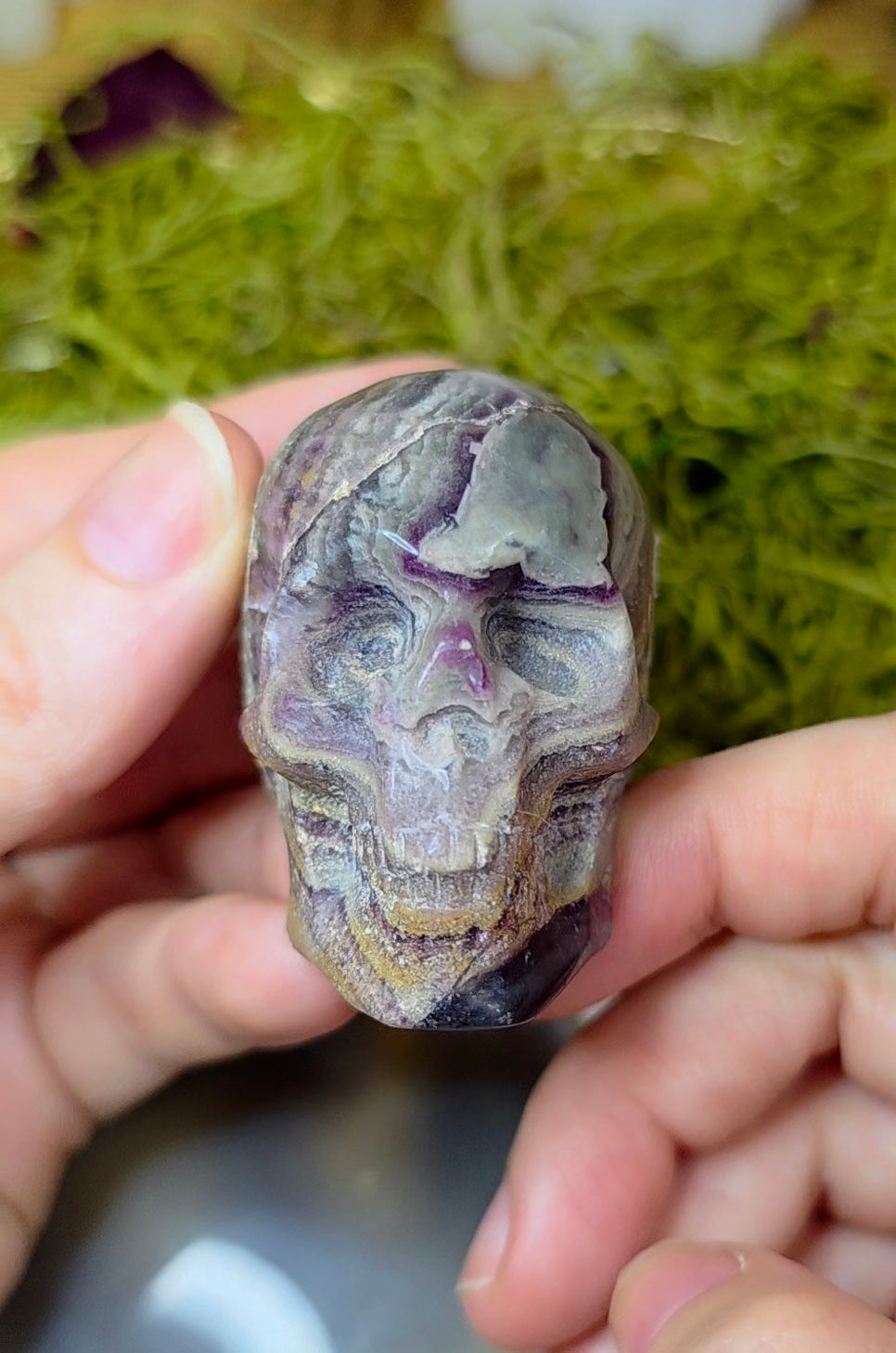 Root Fluorite Skull C