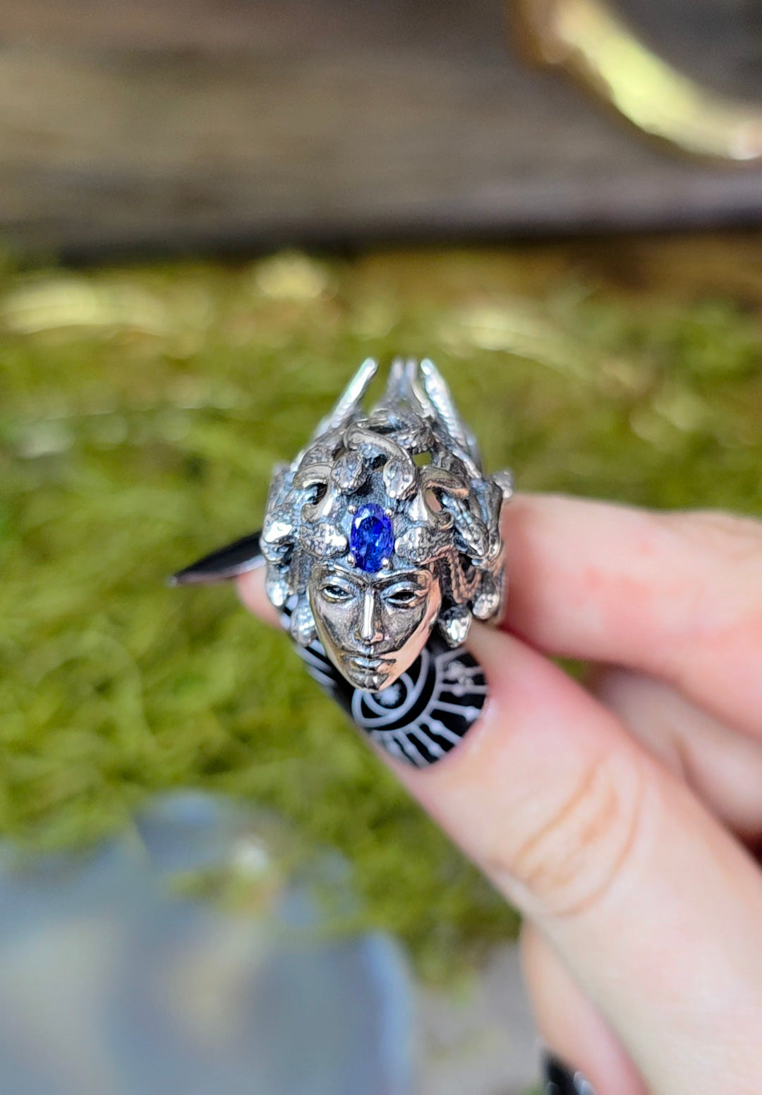 Tanzanite Medusa Ring