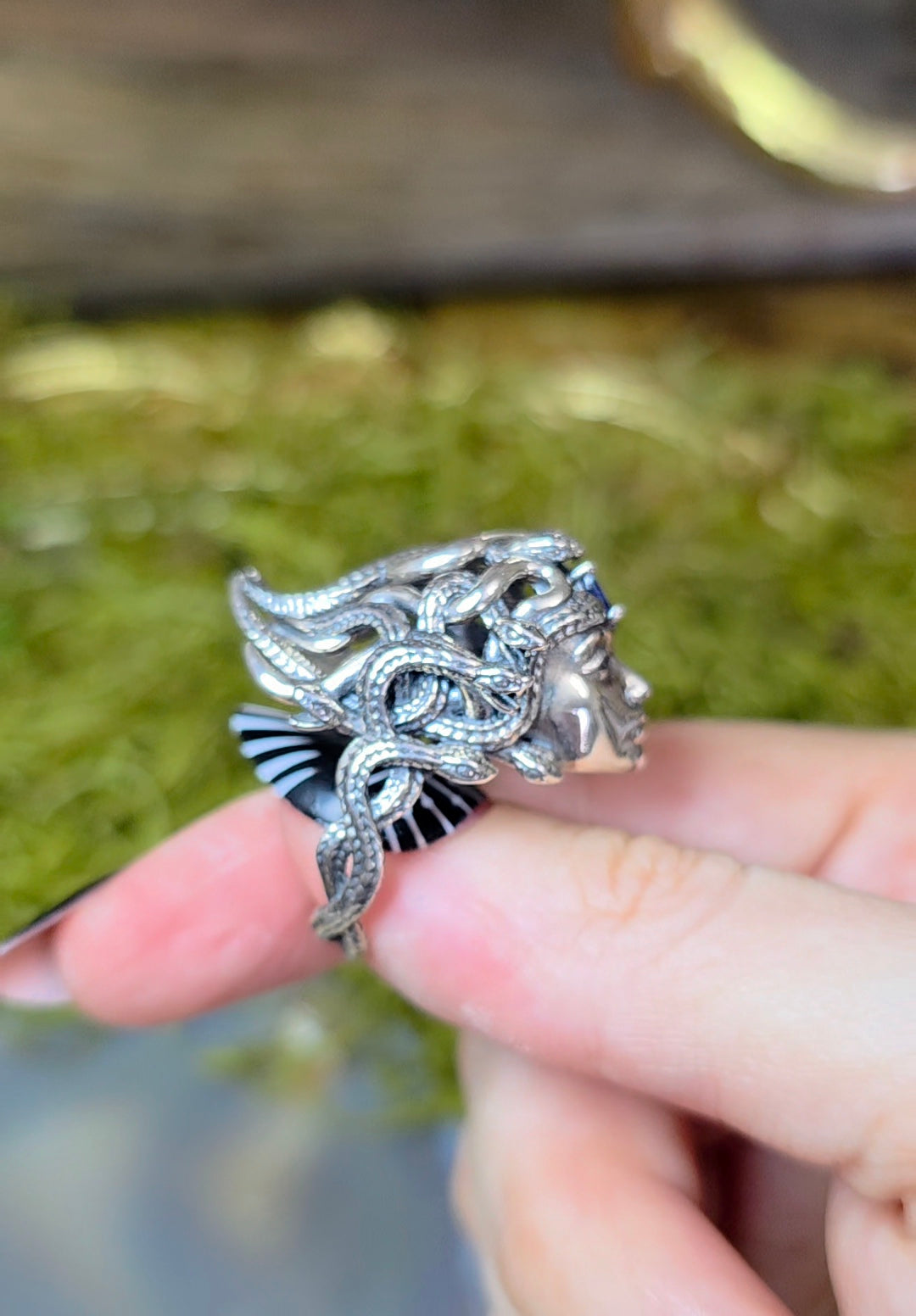 Tanzanite Medusa Ring