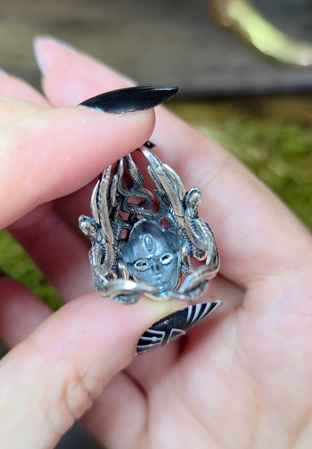 Tanzanite Medusa Ring