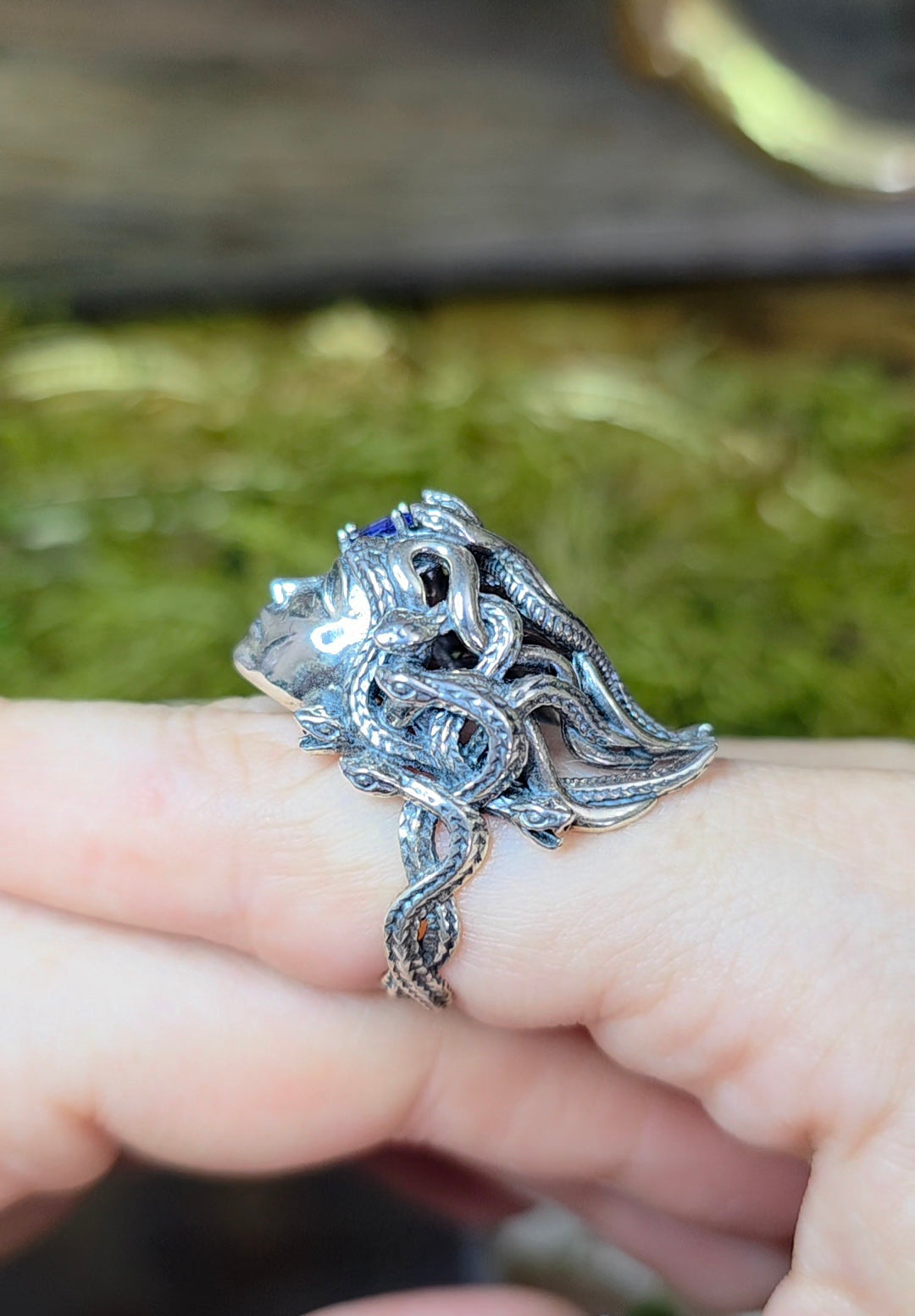 Tanzanite Medusa Ring