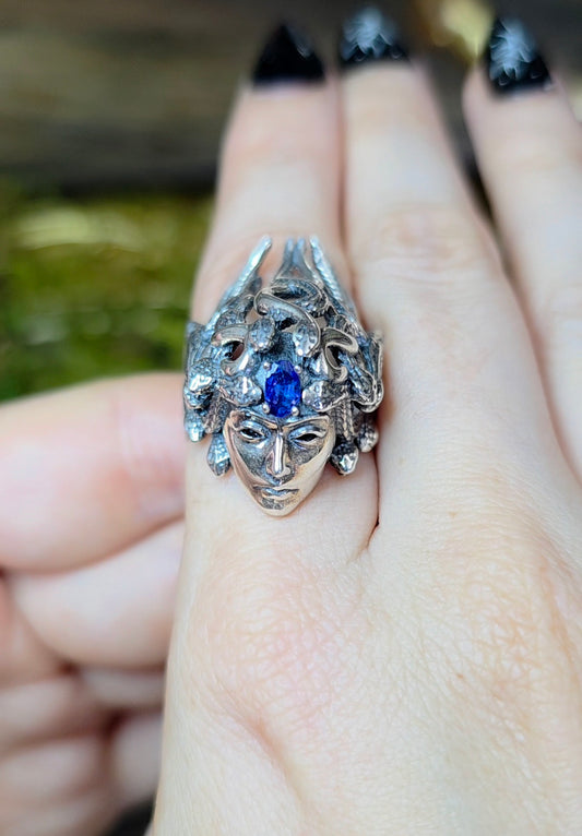Tanzanite Medusa Ring
