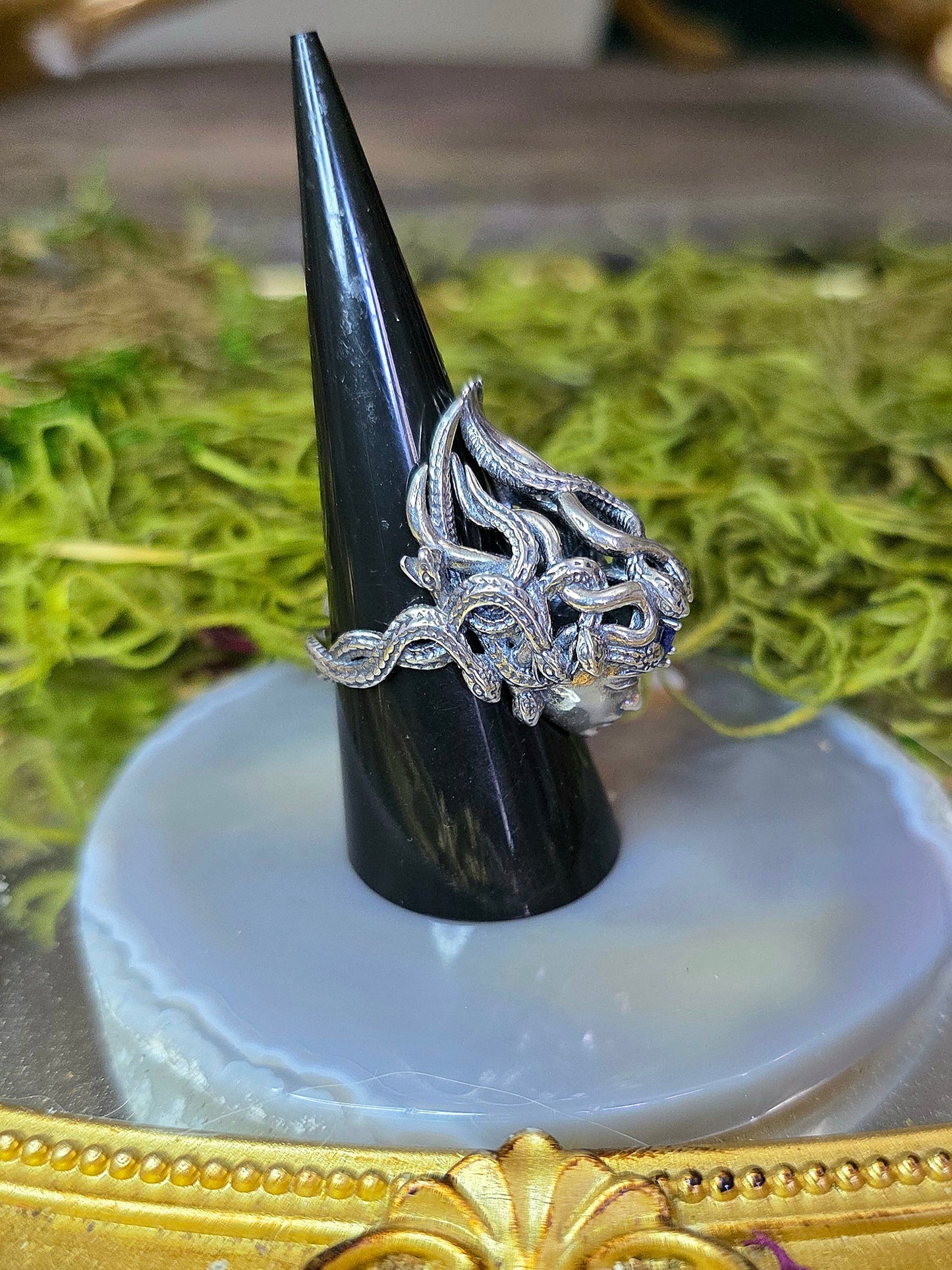 Tanzanite Medusa Ring