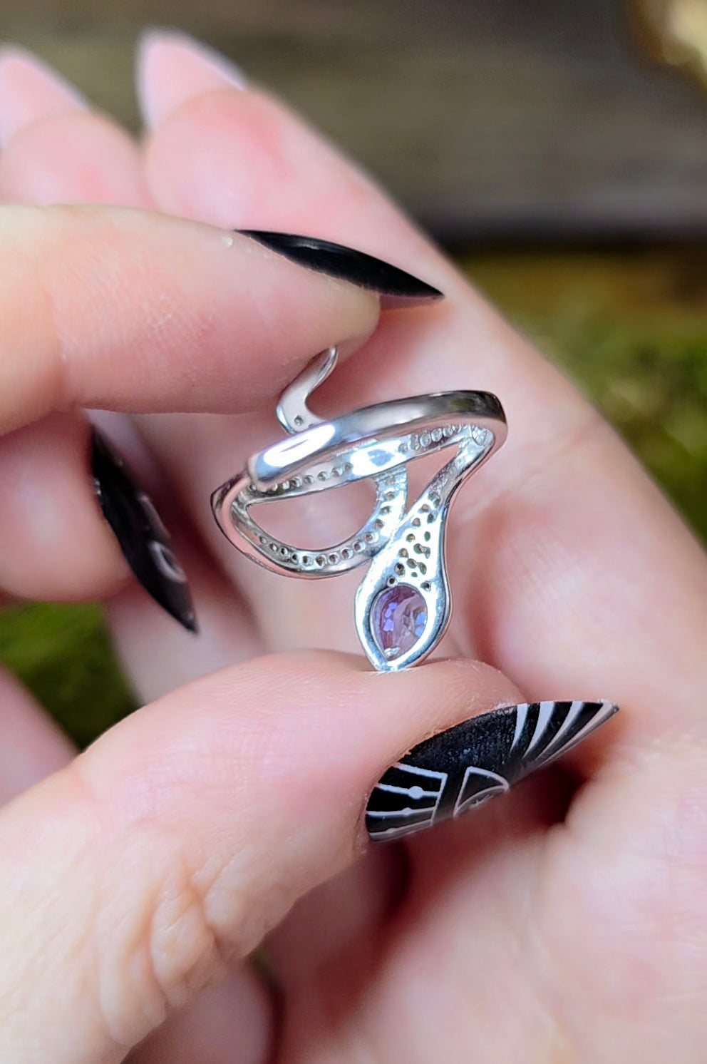 Tanzanite Snake Ring C