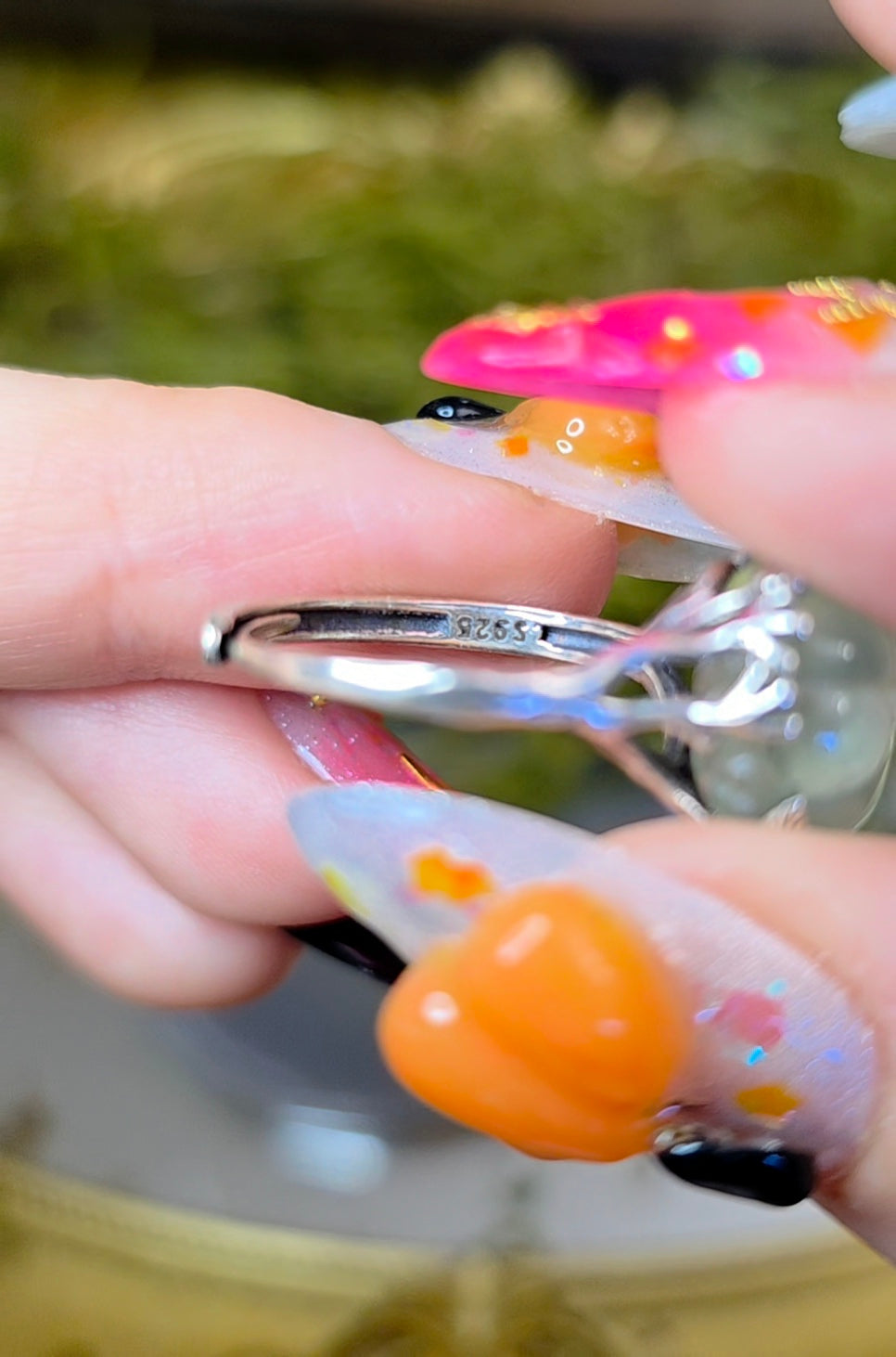 Prehnite Pumpkin Ring C