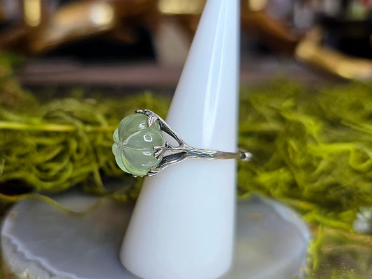 Prehnite Pumpkin Ring D