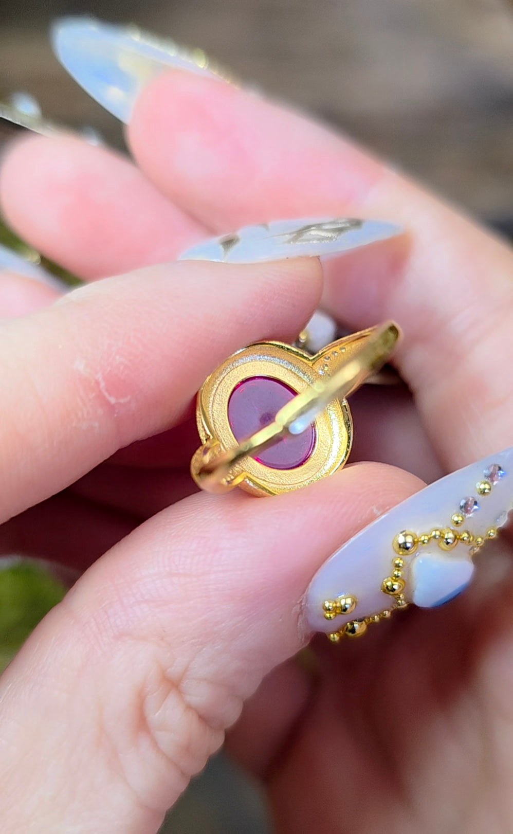 Golden Ruby Ring B
