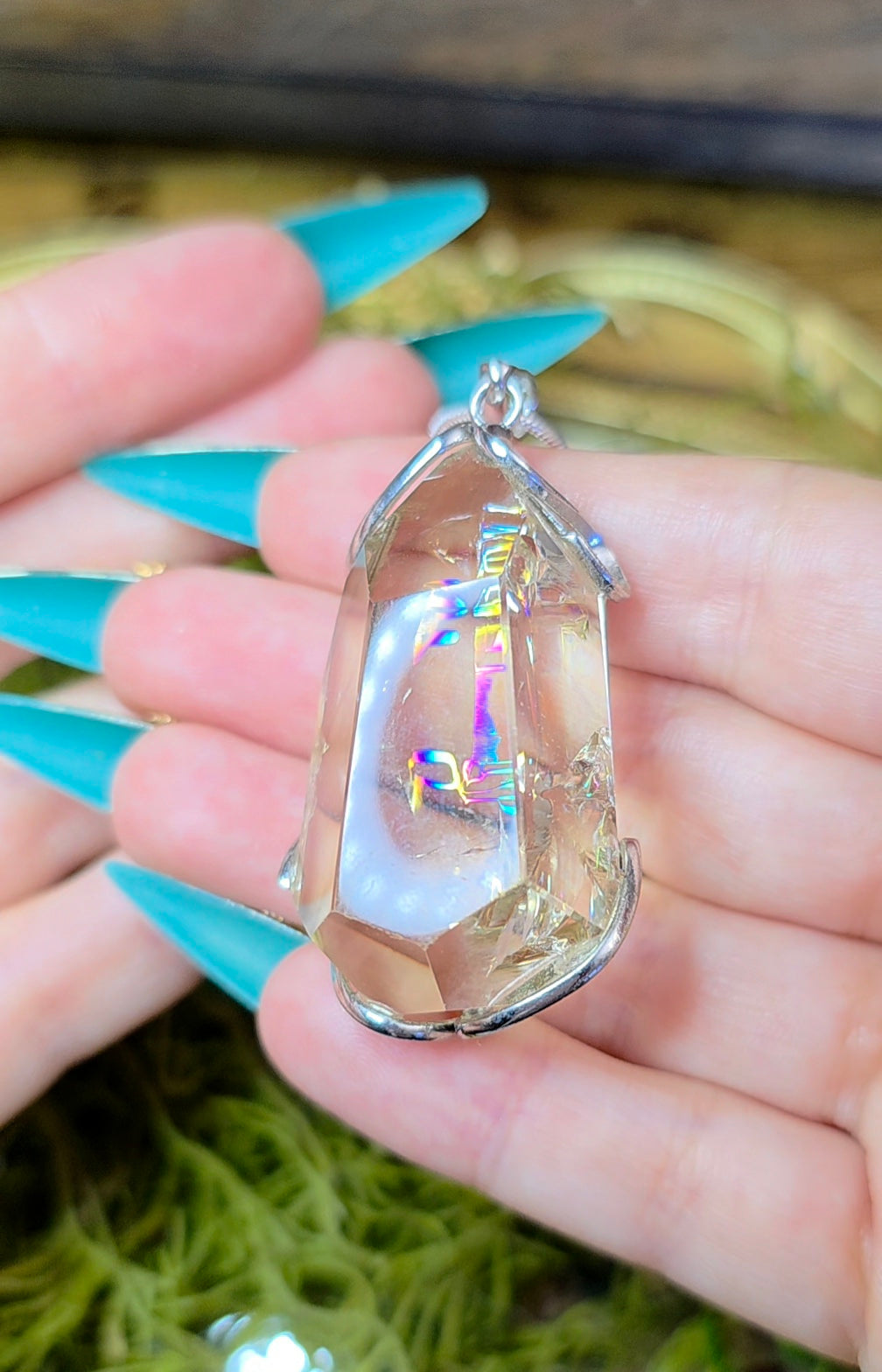 Citrine Freeform Pendant