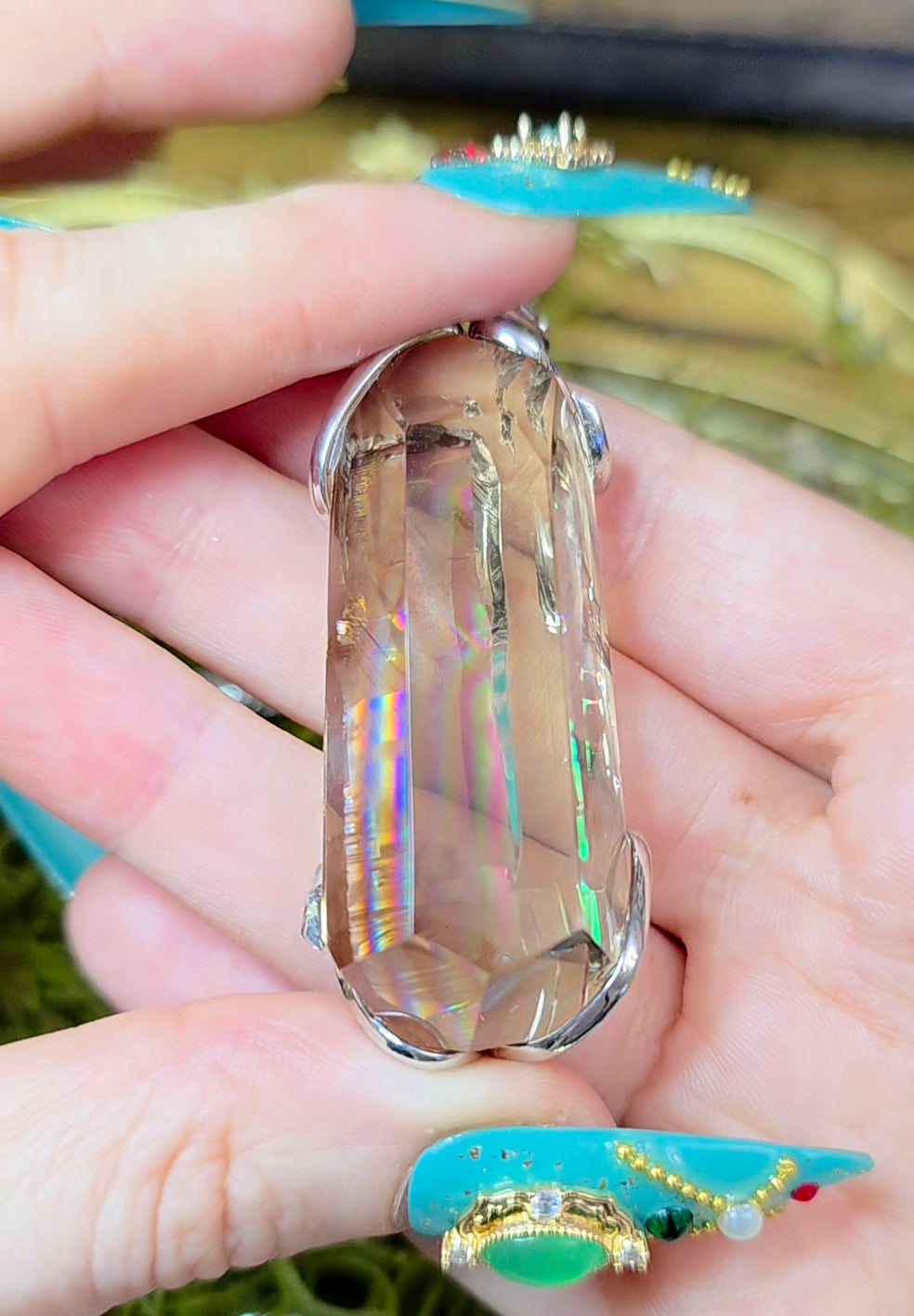 Smokey Citrine Freeform Pendant