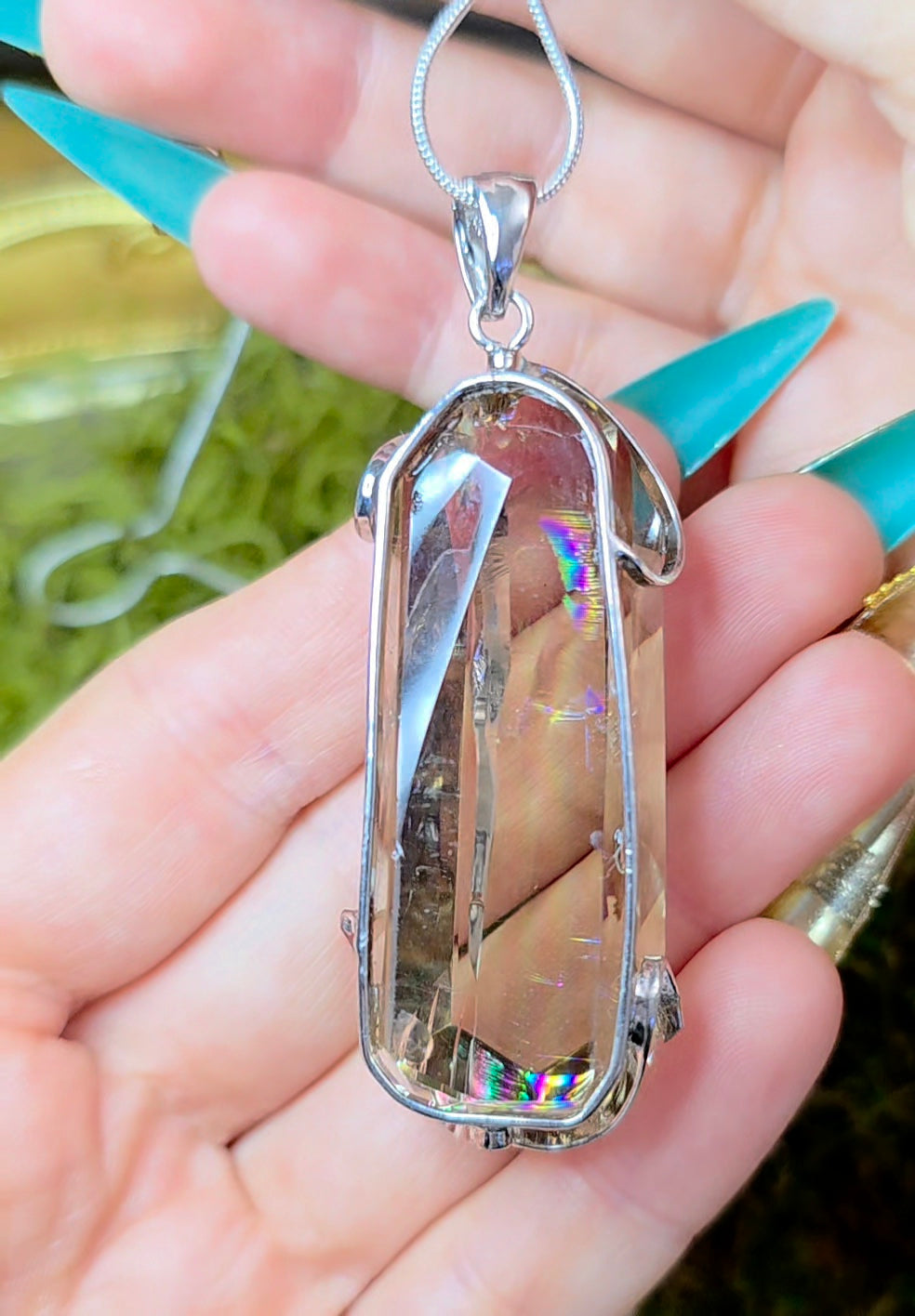 Smokey Citrine Freeform Pendant